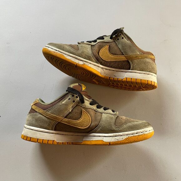 Nike Dunk Low 'Dusty Olive' (DH5360-300) Expeditedship Size 7 WORN - Picture 8 of 10